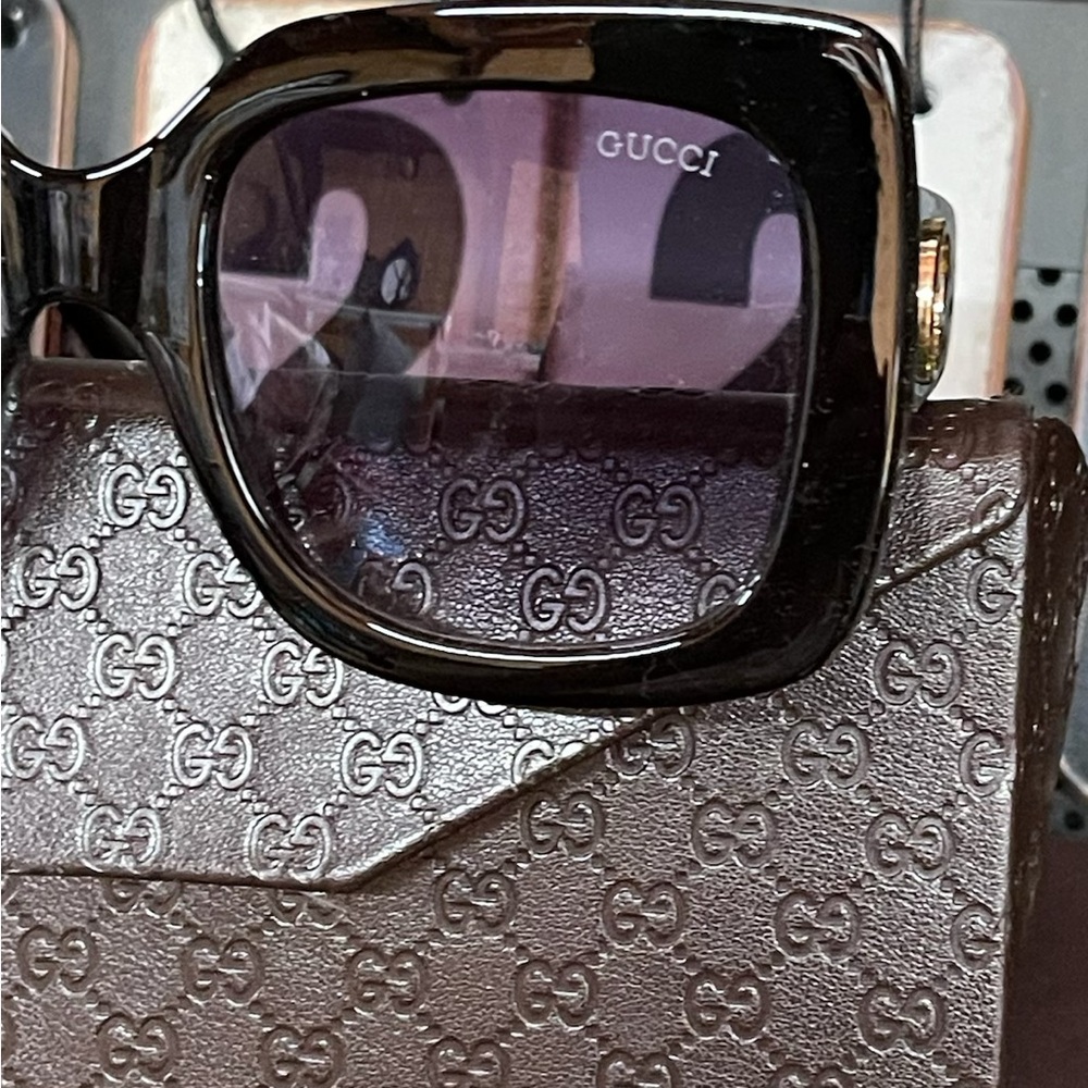 Oversized Rectangle 52mm Sunglasses - image 3